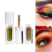 Vente en gros de peinture corporelle personnalisée, fard à paupières liquide caméléon en vrac, paillettes pour la peinture corporelle