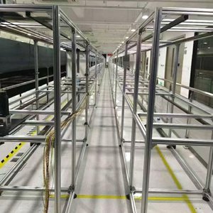Custom Aluminum Alloy Equipment Frame 6063 6000 Series Anodized Square Industrial Profiles For Automation Support - Product Image 4