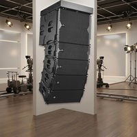 Haut-parleur passif double 10 pouces LS3 Line Array Modèle LA210 Boîtier en bois Audio Mono Garantie 3 ans 500W Sensibilité 16Ω 60Hz-20kHz