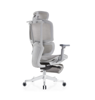 Chaise pivotante ergonomique de luxe, robuste, avec porte-vêtements, hauteur réglable, accoudoirs 3D, tissu en maille, bon prix
