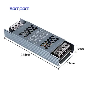 DC 24V 60W Slim Schalt netzteil 5A 8,3A 12,5A 25A 33,3 A 60W 100W 150W 200W 300W 400W SMPS Für LED-Licht leiste