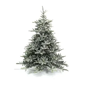 क्रिसमस सजावट वाणिज्यिक प्री लिट क्रिसमस पेड़ एलईडी रोशनी के साथ 12 फीट पीवीसी लाइट क्रिसमस पेड़