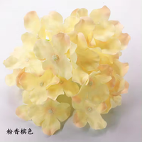 Mahkota Bunga Hydrangea Buatan Sutra Ukuran 16cm, 27 Kelopak, Bunga Besar