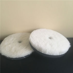 Tampons <span class=keywords><strong>de</strong></span> polissage en <span class=keywords><strong>laine</strong></span> <span class=keywords><strong>de</strong></span> 5 et 6 pouces pour carrosseries <span class=keywords><strong>de</strong></span> voitures - Double <span class=keywords><strong>action</strong></span> professionnelle avec abrasif extra fin, garantie OEM <span class=keywords><strong>de</strong></span> 3 ans - Product Image 4