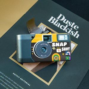 Cámara Desechable de Ojo Grande con Impresión Instantánea y Texto Personalizado, Cámara Desechable Mini de 35mm con Película de 3mm - Product Image 2