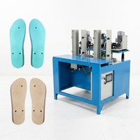 Machine de perçage entièrement automatique pour semelles de tongs en EVA, PE et caoutchouc, avec alimentation et collecte automatiques, équipement de production pour la fabrication de chaussures