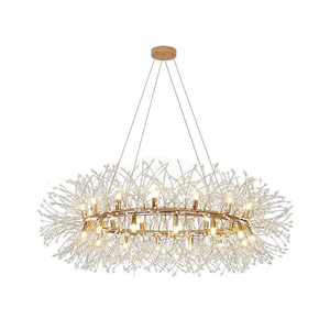 Lustre de <span class=keywords><strong>pissenlit</strong></span> en cristal nordique lampe suspendue de luxe moderne minimaliste créative pour salle à manger - Product Image 6