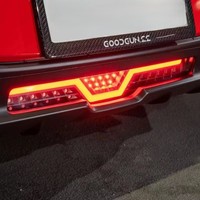 Nouveau feu arrière LED rouge modifié YX pour pare-chocs GR86 / BRZ 2021-2023, feu de jour (DRL), frein, marche arrière, antibrouillard