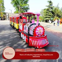 Tren turístico a vapor para niños, equipo de entretenimiento no inflable para centros comerciales y áreas de ocio, para todas las ocasiones, directo de fábrica.