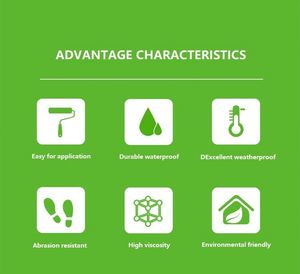 White Waterproof Polyurethane Weatherproof Coating for Construction Application - Product Image 6