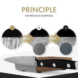 <span class=keywords><strong>Affilacoltelli</strong></span> Magnetico a Rullo, Kit <span class=keywords><strong>Professionale</strong></span> in Legno di Quercia, Strumento Magnetico Rotante per Affilare Coltelli - Product Image 3