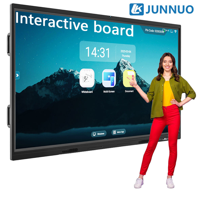 55 65 75 85 86 98 100 Inch 4K Android Touch Screen Interactive Whiteboard Smart Teaching Interactive Boards Screen Panel