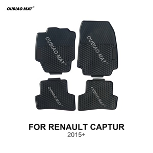 <span class=keywords><strong>Tappetini</strong></span> per Auto <span class=keywords><strong>RENAULT</strong></span> <span class=keywords><strong>CAPTUR</strong></span> 2015+, Su Misura in PVC, Impermeabili Antiscivolo Set Completo - Product Image 1