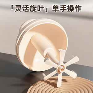 Batteur à œufs manuel Wenzhou de type presse, grande capacité, multifonction, pour fouetter les œufs, la crème, outil de cuisine pour la pâtisserie - Product Image 4