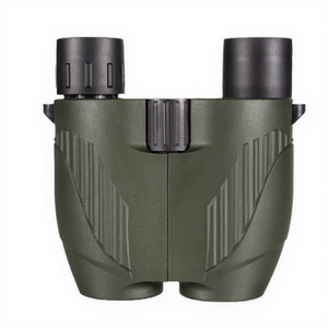 Lunette binoculaire à grande ouverture et revêtement optique, construction légère et pliable de couleur verte, idéale pour l'observation des oiseaux et le camping en plein air. - Product Image 1