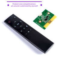 Télécommande universelle 2,4G noire à 13 boutons, originale d'usine, pour Smart TV/PC/Boîtier Android/Tablette/Projecteur