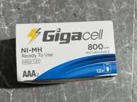 Gigacell Ni-MH 1.2v HR03 800mAh Batterie rechargeable pour produits électroniques grand public