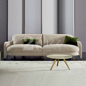 Mobilier de maison italien de haute qualité Mobilier Canapé trois places au design moderne en tissu - Product Image 2