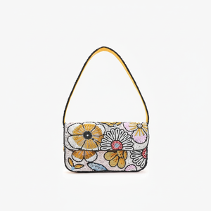 Bolso bandolera bordado de estilo étnico con cinturón largo para mujer - Product Image 1