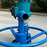 Foreuse portable pour puits d'eau à disque, réduction à quatre vitesses, puissance multiple, profondeur de forage de 10 à 60 m, machine de forage d'eau pour usage domestique et agricole