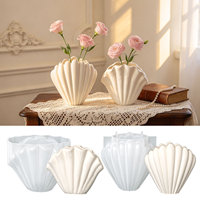 NOUVELLE ARRIVÉE Moule à bougie en silicone en forme de coquille, durable, lavable, amovible, recyclable, décoration de maison DIY