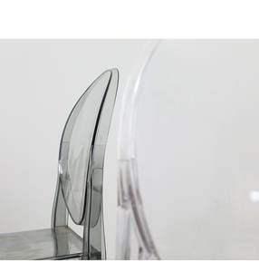 <span class=keywords><strong>Chaise</strong></span> transparente en acrylique cristal moderne de style <span class=keywords><strong>Victoria</strong></span> du milieu du siècle, sans accoudoirs, pour mariage, fête, événement, vente en gros - Product Image 4