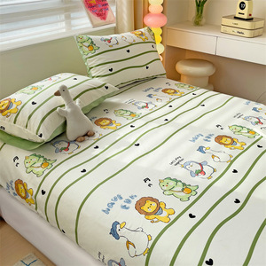 Sábana Ajustable de Alta Densidad 40S 200TC de Algodón Puro de Calidad con Bolsillo Profundo, Estampado, Tejido Transpirable Natural, Sin Encogimiento, para <span class=keywords><strong>Hotel</strong></span> - Product Image 3
