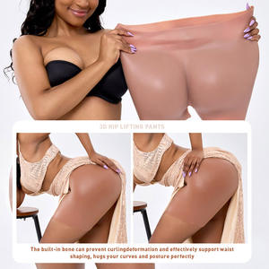 Hoge kwaliteit dames plus size siliconen shorts leggings grote heupen <span class=keywords><strong>vagina</strong></span> broek ladyboy billen lift onderbroek naadloze techniek - Product Image 6