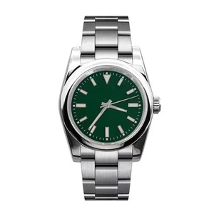 Reloj de Cuarzo para Hombre de Lujo de Alta Gama OEM ODM, Caja de Acero Inoxidable de 36/40 mm, Resistente al Agua, Estilo Vintage, con Cristal y Manecillas - Product Image 3