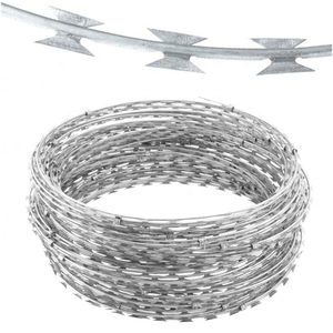Alambre <span class=keywords><strong>de</strong></span> púas <span class=keywords><strong>de</strong></span> <span class=keywords><strong>acero</strong></span> inoxidable <span class=keywords><strong>galvanizado</strong></span> tipo <span class=keywords><strong>Concertina</strong></span> BTO-22 <span class=keywords><strong>de</strong></span> 2.2 mm, certificado ISO9001, <span class=keywords><strong>de</strong></span> bajo precio y gran venta - Product Image 2