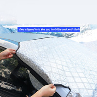 Housse de protection pour pare-brise de voiture de style sportif, imperméable, pare-soleil, pare-neige et pare-glace, pour le style et la protection du pare-brise
