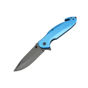 PK-1146 Blue-R Mini Size Outdoor Handmade Camping Survival Knife Mutli Tool Knives