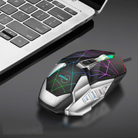 Ratón para Juegos con Cable RGB Macro de 8000 DPI, 68 Luces RGB Únicas