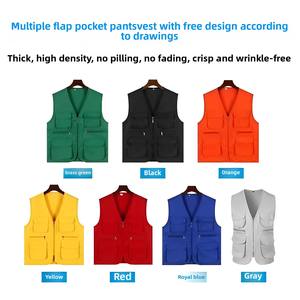 سترة تكتيكية متعددة الوظائف للأنشطة الخارجية مع جيوب لأعمال البناء والهندسة وصيد الأسماك والتسلق والمشي لمسافات طويلة - Product Image 4