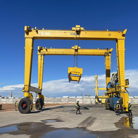 Grúa Pórtico RTG de Neumáticos de Goma de 70 Toneladas, Grúa Contenedorizada de Alta Capacidad con Esparcidor