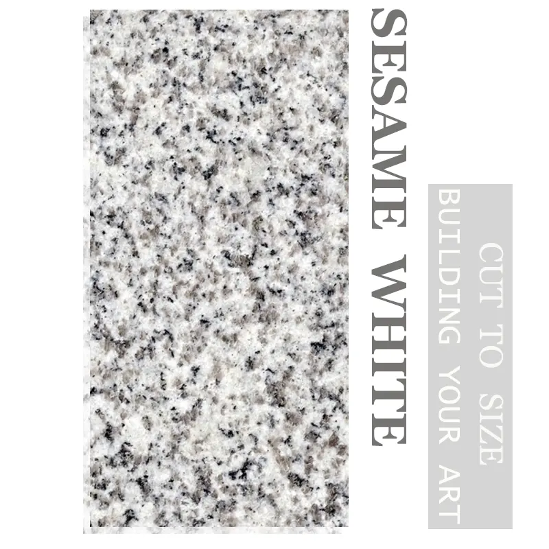 Wholesale Exterior Wall Tiles Designs Cheap Price Crushed Natural Paving Tile Slab White Granite Stone