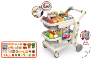 Jouets de <span class=keywords><strong>cuisine</strong></span> <span class=keywords><strong>pour</strong></span> enfants : maison de jeu, chariot de supermarché, et <span class=keywords><strong>tablette</strong></span> interactive <span class=keywords><strong>pour</strong></span> une expérience culinaire amusante - Product Image 4