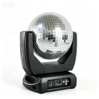 STSLITE-120W Projecteur à tête mobile DMX rotatif à 360° pour boule disco °   Effet de scintillement dispersé pour DJ, bar, événement, scène