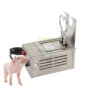 Dispositif <span class=keywords><strong>de</strong></span> fixation automatique en acier inoxydable pour porcelets - Chauffé électriquement pour une hémostase rapide - Product Image 1