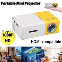 Mini-projecteur LED portable YG300 1080P 2026 pour dropshipping avec haut-parleurs intégrés, lecteur multimédia de poche pour la maison avec USB/AV/CVBS