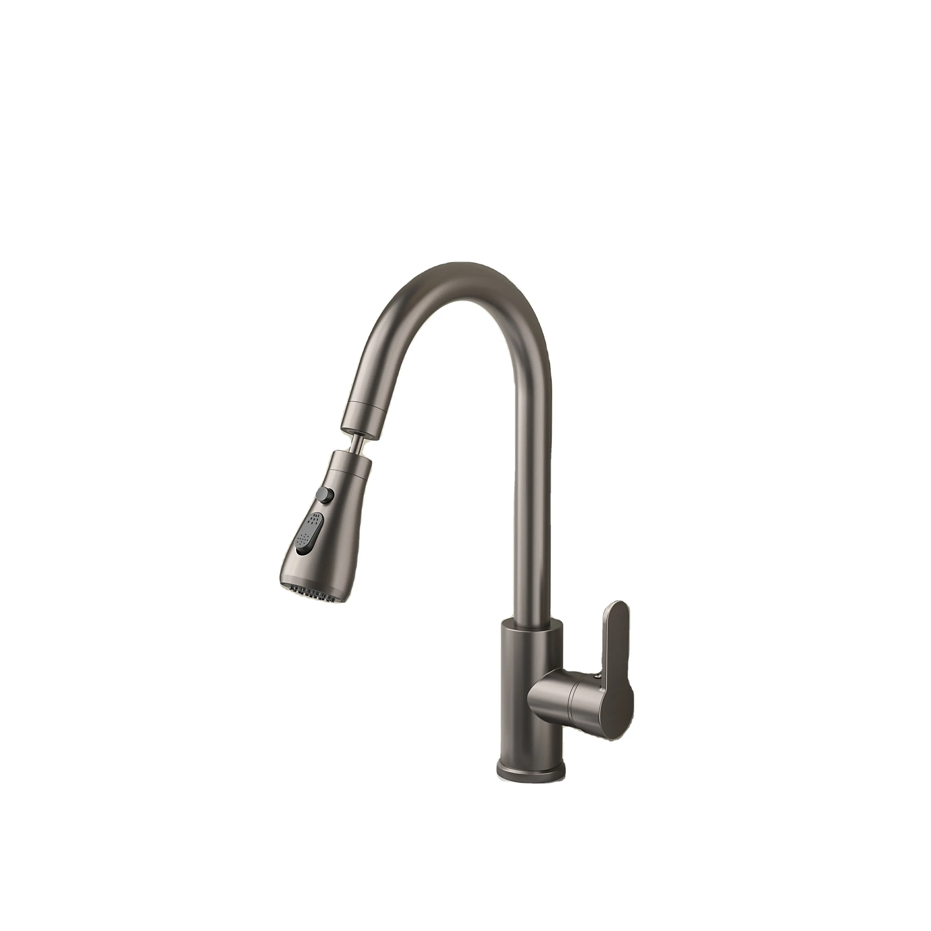 Pull Out Kitchen Faucet Bar Deck Mounted Faucet Rotatable Kitchen Sink Tap Spray Brass Sanitary Ware Kitchen Faucet