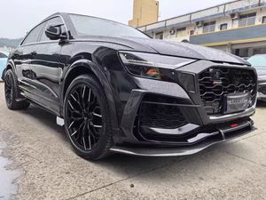 Kit carrosserie en fibre de carbone sèche de style <span class=keywords><strong>ABT</strong></span> pour <span class=keywords><strong>Audi</strong></span> RSQ8 Runde RSQ8-<span class=keywords><strong>R</strong></span>, lèvre avant, garnitures de calandre et spoiler, pièces de tuning, état neuf - Product Image 2