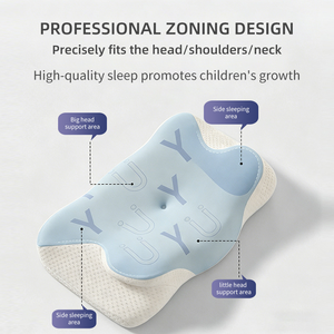 <span class=keywords><strong>Oreiller</strong></span> <span class=keywords><strong>orthopédique</strong></span> en mousse à mémoire de forme YUE RISE OEM, design ergonomique profilé, <span class=keywords><strong>bon</strong></span> soutien du cou, pour le sommeil des enfants - Product Image 2