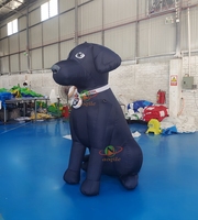 Modèle de chien/chiot gonflable personnalisé en PVC Taraulin avec impression numérique, certifié CE/TUV, pour la publicité