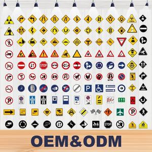 Özelleştirilmiş altıgen güneş enerjili trafik işaretleri Led yol sinyal işareti kurulu yavaş yanıp sönen ışık uyarı GÜNEŞ PANELI dur işaretleri - Product Image 6