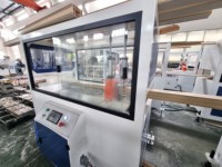 Fabricants d'extrudeuses en plastique UPVC/PVC/WPC/PE Volet d'obturation Cadre de fenêtres/Perle d'angle/Machine de ligne d'extrusion de profil