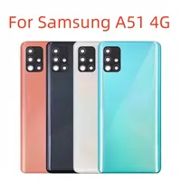 Remplacement du boîtier arrière en verre avec objectif d'appareil photo pour Samsung Galaxy A51 5G 4G