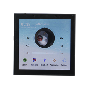 Amplificatore da Parete Bluetooth a 2 o 4 Canali con Schermo da 4 Pollici, Uscita 25 Watt, Pannello Intelligente per Sistema <span class=keywords><strong>Audio</strong></span> Multi-casa - Product Image 1