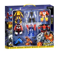Dmg déformation Transformation Robot dinosaure véhicule voiture jouets déformé voiture figurines éducation jouet garçons cadeaux enfant jouet