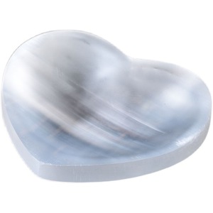 Cuenco <span class=keywords><strong>de</strong></span> cristal <span class=keywords><strong>de</strong></span> selenita DIY con forma <span class=keywords><strong>de</strong></span> corazón, soporte marroquí para cristales, para sanación y recarga, limpieza <span class=keywords><strong>de</strong></span> cristales, piedras, brujería - Product Image 1